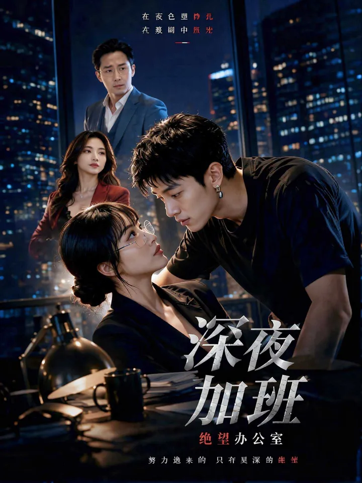 深夜加班绝望办公室